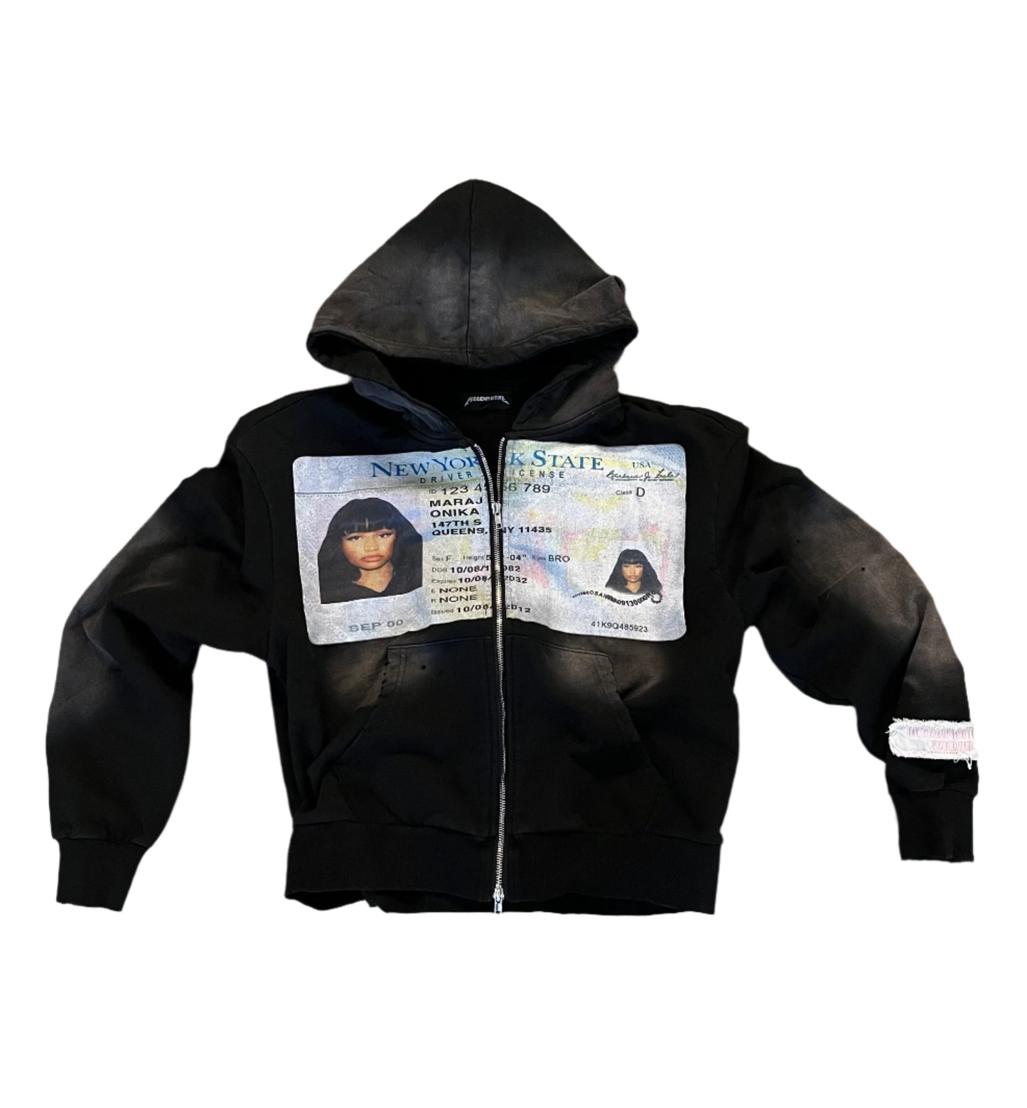 NICKI MINAJ ZIP-UP "BLACK"