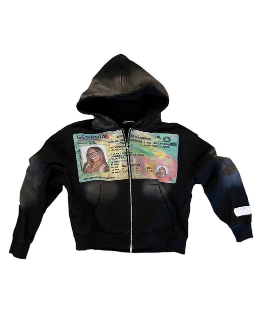 LATTO ZIP-UP "BLACK"